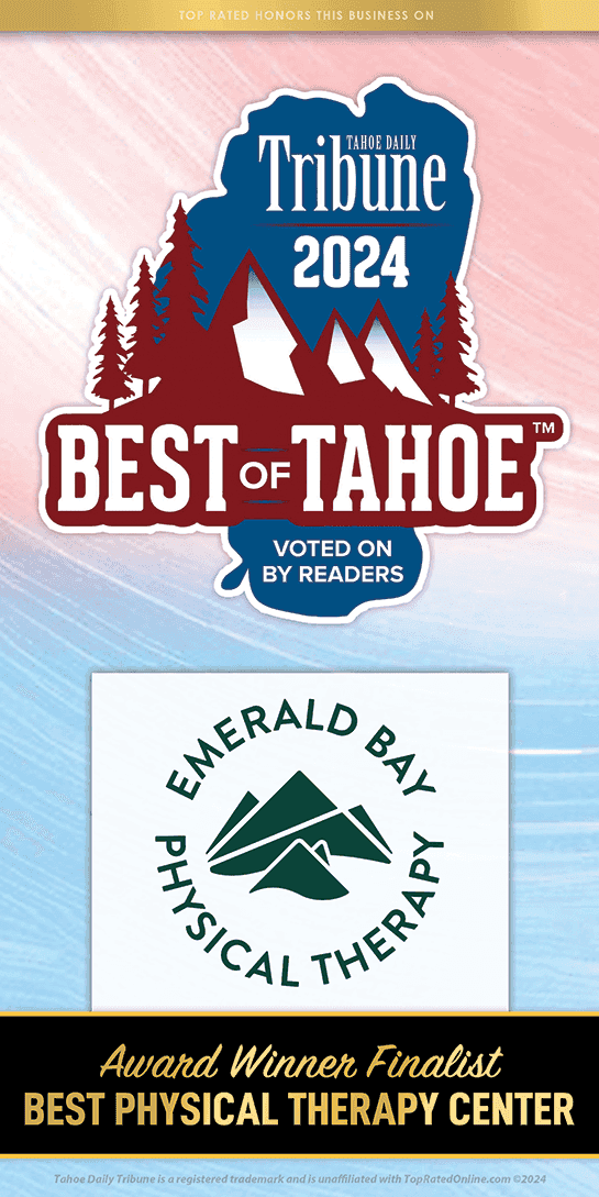 Tahoe Daily Tribune Best of Tahoe Award Winner Finalist Best Physical Therapy Center